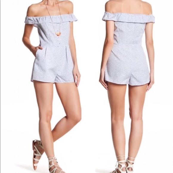 Romeo & Juliet couture off the shoulder Romper S - Picture 2 of 8